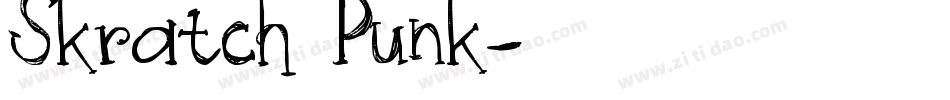 Skratch Punk字体转换